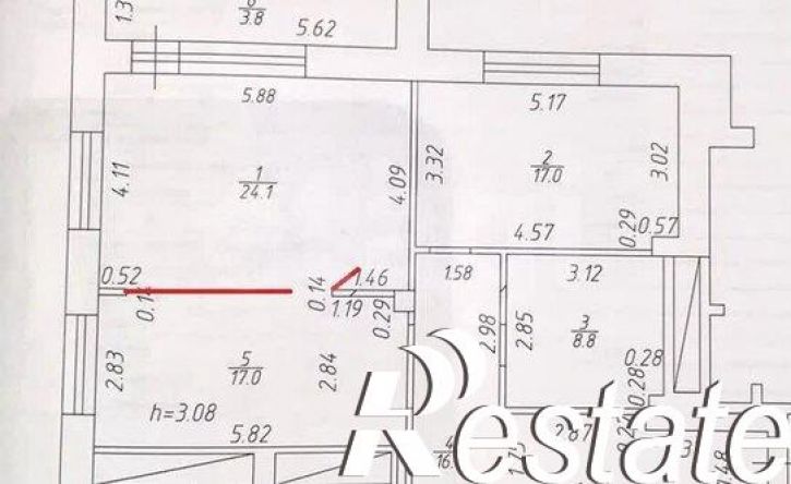 2-комн квартира улица Николая Ершова, 57Г,  д. 57Г