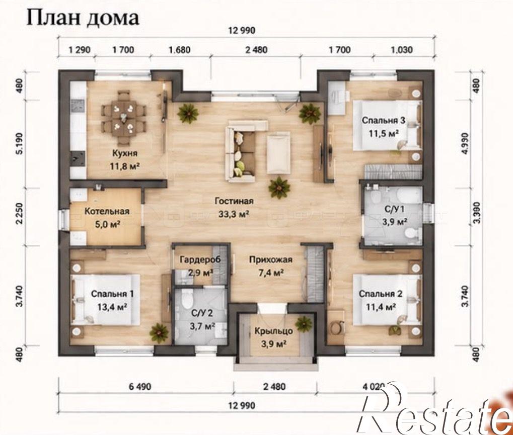 Купить дачу, дом, коттедж за 12 000 000 рублей на 24-й квартал