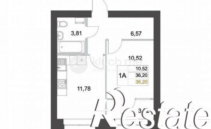1-комн квартира улица Ярдем, 25А,  д. 25А