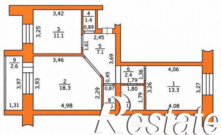 2-комн квартира улица Ноксинский Спуск, 8А,  д. 8А