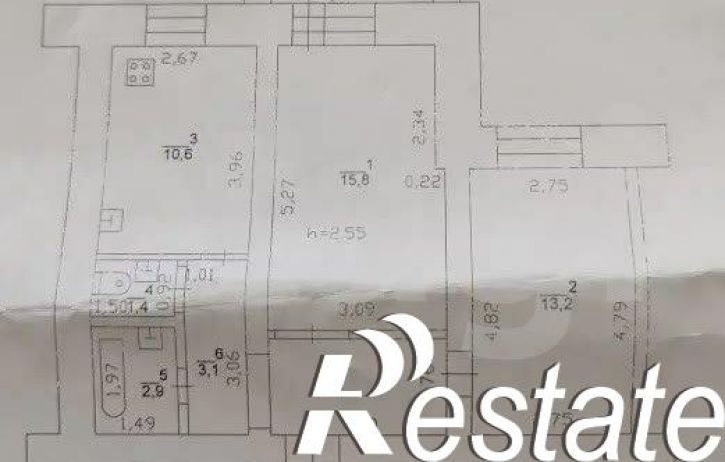2-комн квартира улица Космонавтов, 6В,  д. 6В