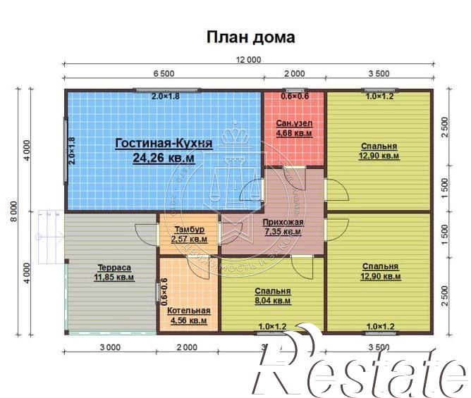 Купить дачу, дом, коттедж за 8 900 000 рублей на Первомайская ул, 57А